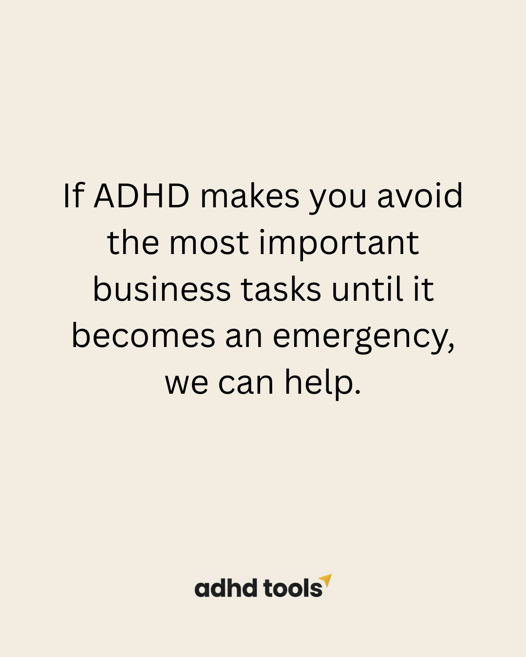 ADHD Tools Facebook ad from Jan 15, 2026