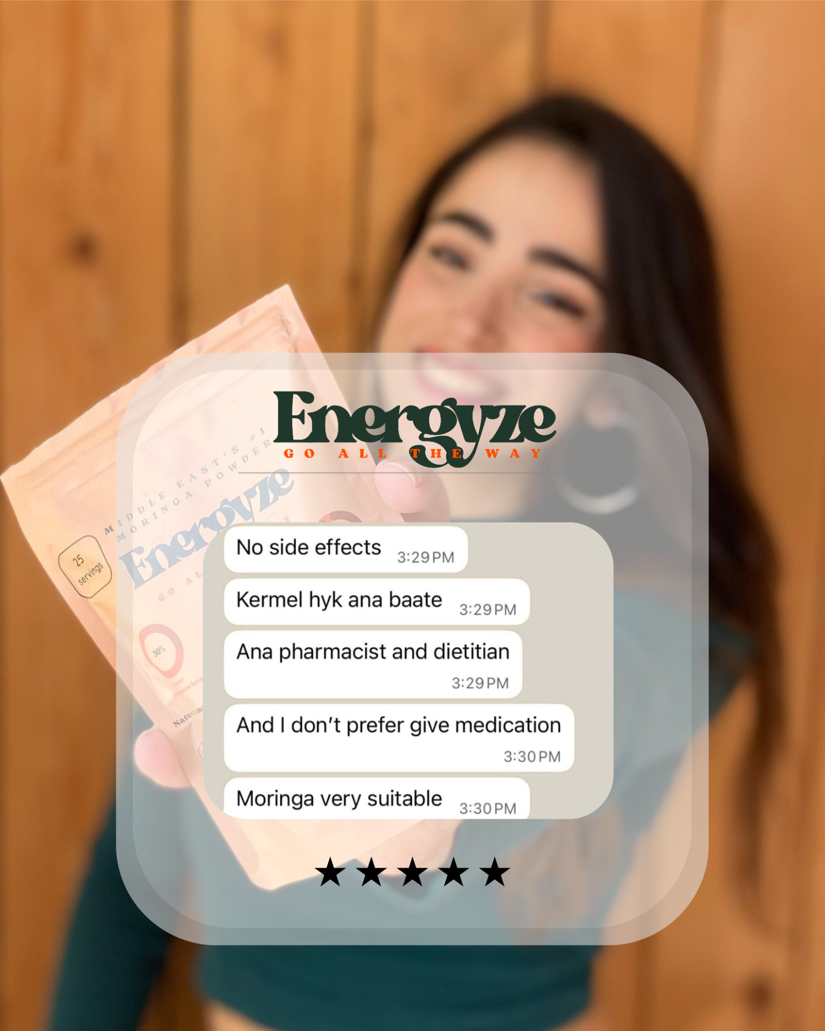 Get Energyze Facebook ad: We don't like to talk about ourselves, so…
