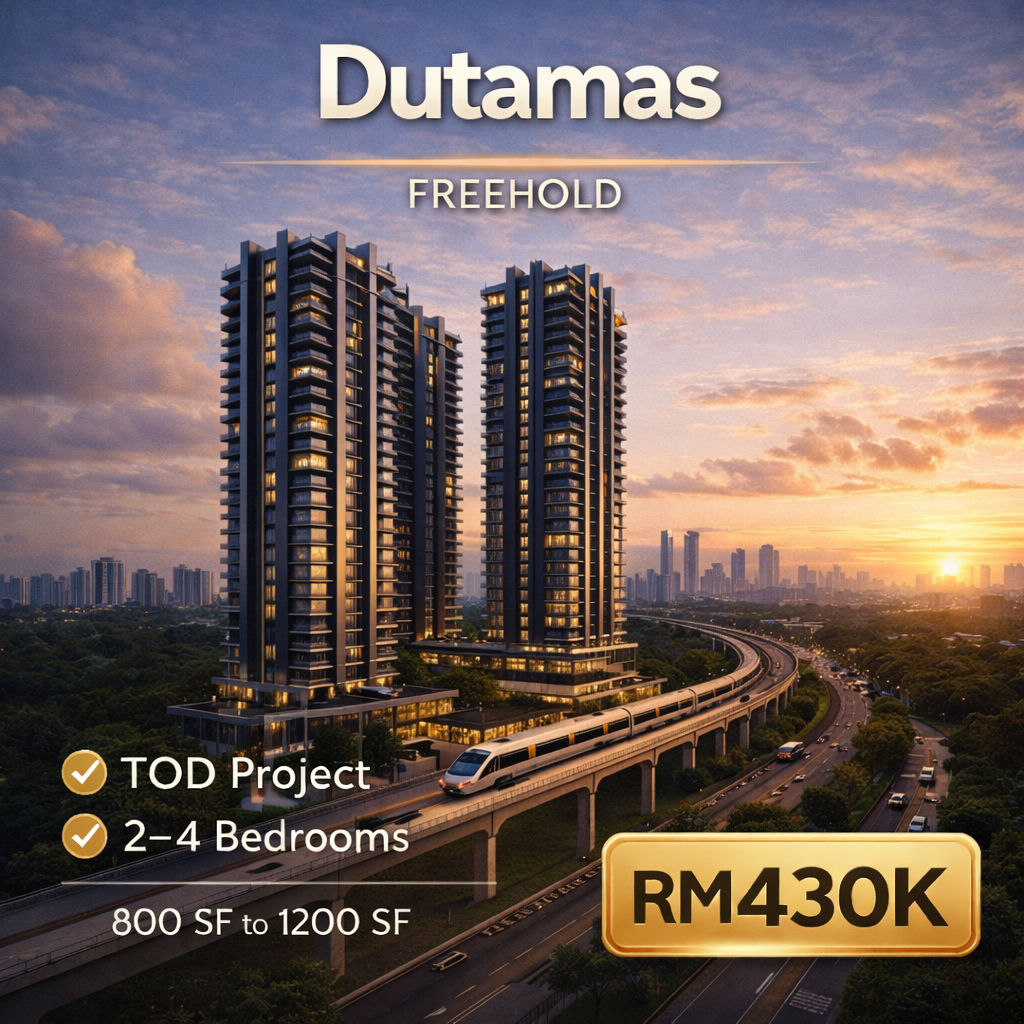 New Properties Next to MITEC Facebook ad: Chat with us