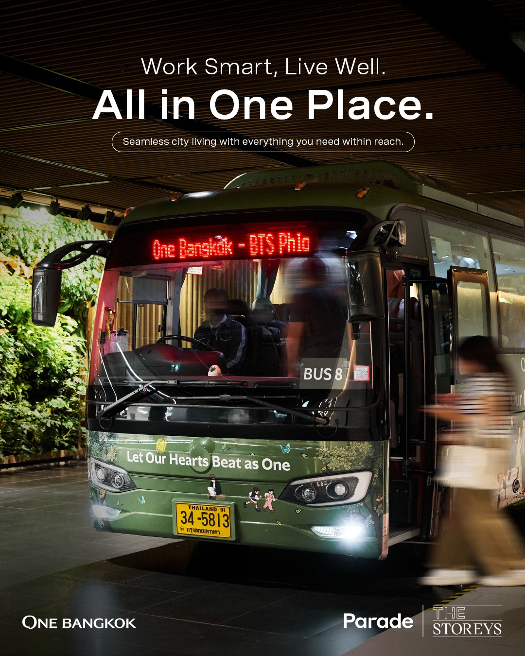 One Bangkok Retail Facebook ad: Work Smart, Live Well.