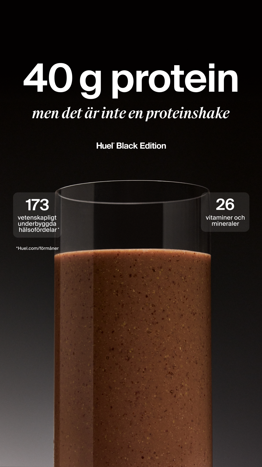 Huel Facebook ad
