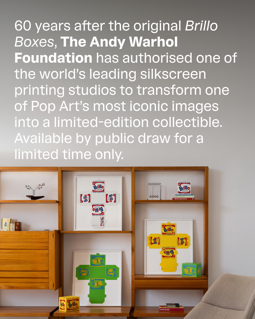 The Andy Warhol Foundation for the Visual Arts Facebook ad