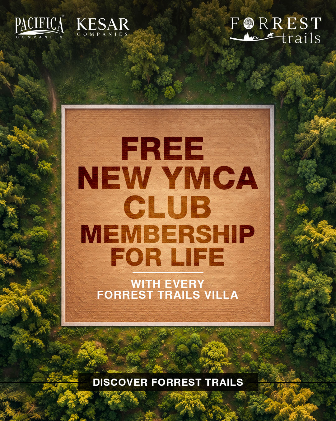 Forrest Trails by Pacifica & Kesar Companies Facebook ad: Forrest Trails believes some things should simply be…