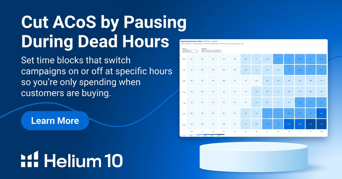 Helium 10 Facebook ad