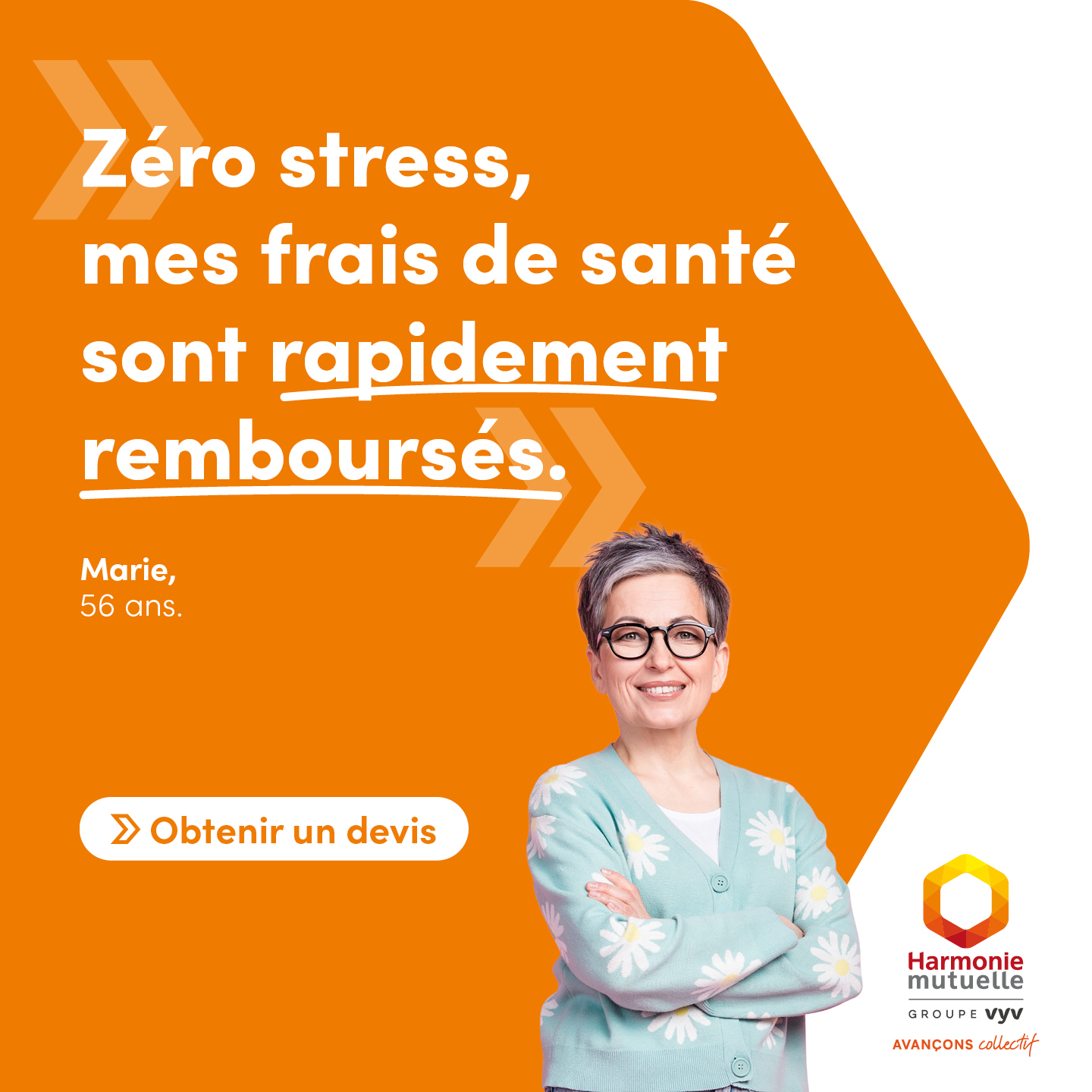 Harmonie Mutuelle Facebook ad