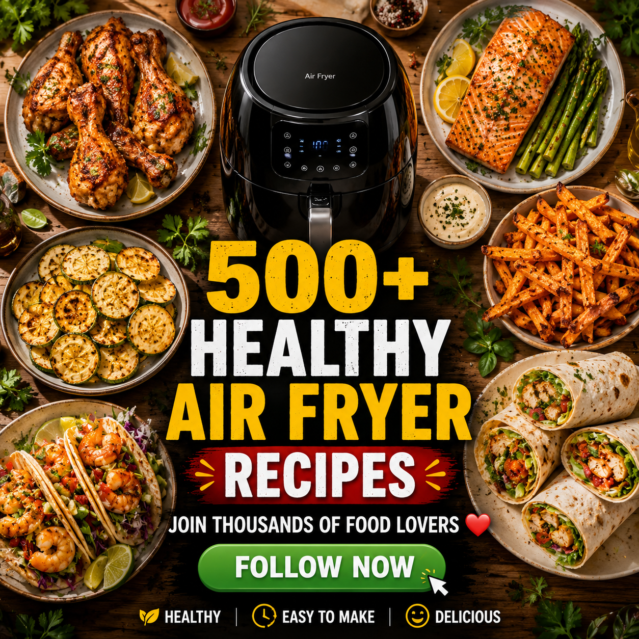 Healthy Air Fryer Hub Facebook ad from Jun 3, 2026