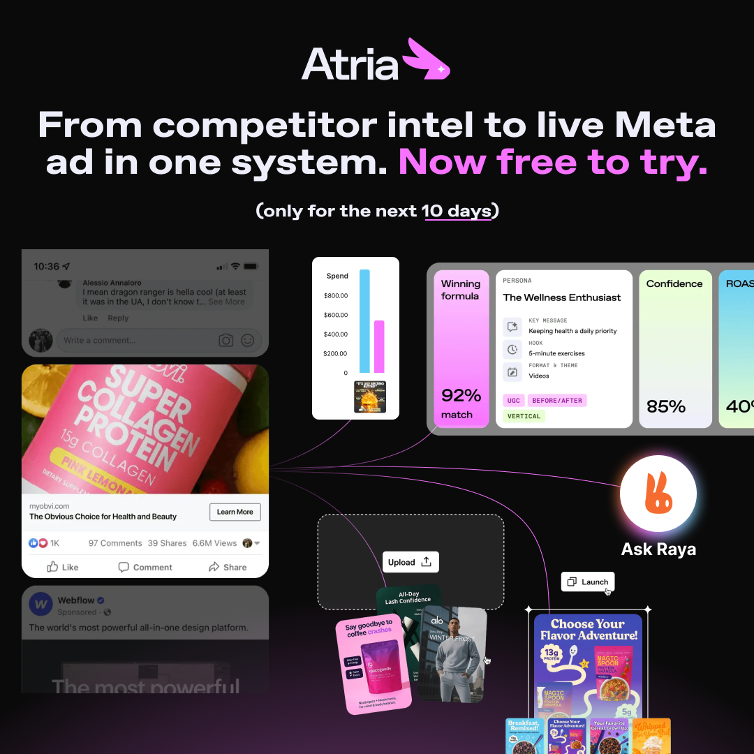 Atria AI Facebook ad