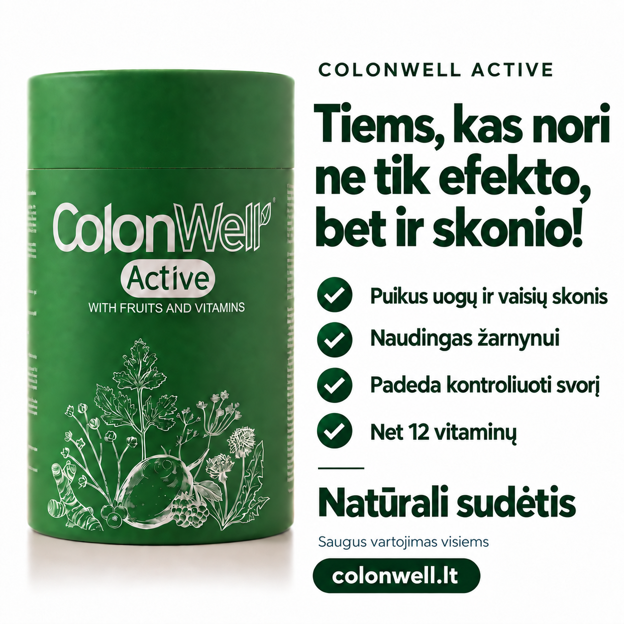 ColonWell Facebook ad: ColonWell pasiūlymai