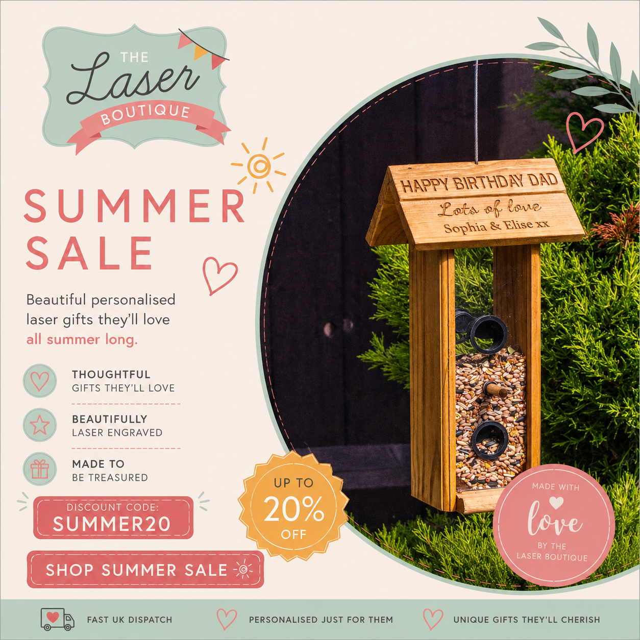 The Laser Boutique Facebook ad