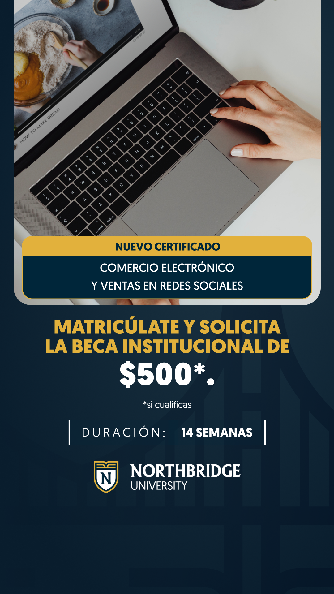 Northbridge University Facebook ad