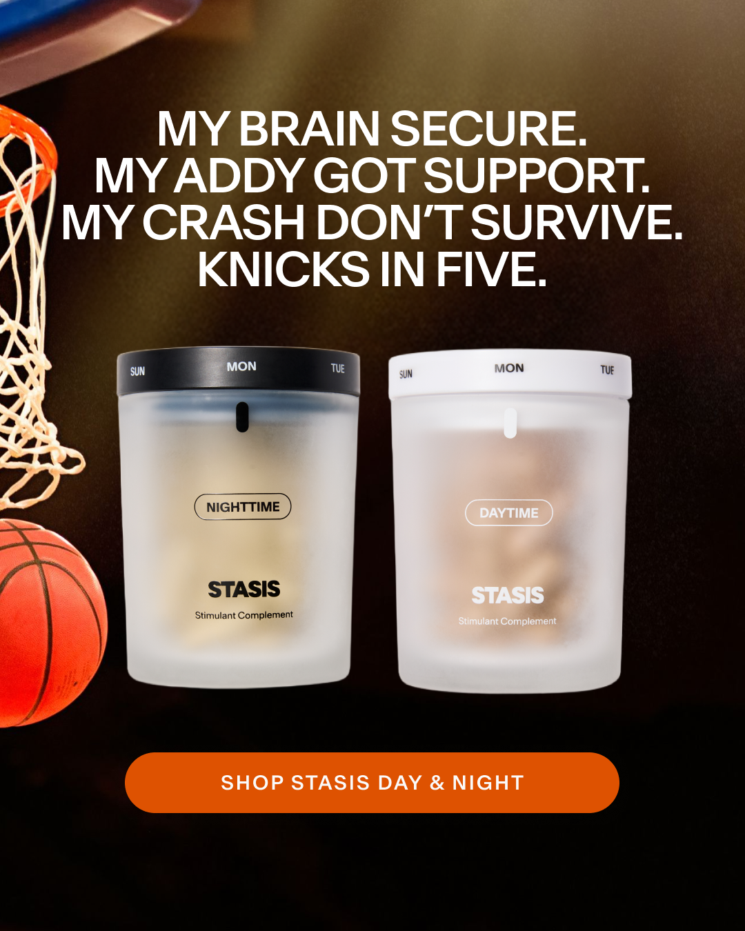 Stasis Facebook ad