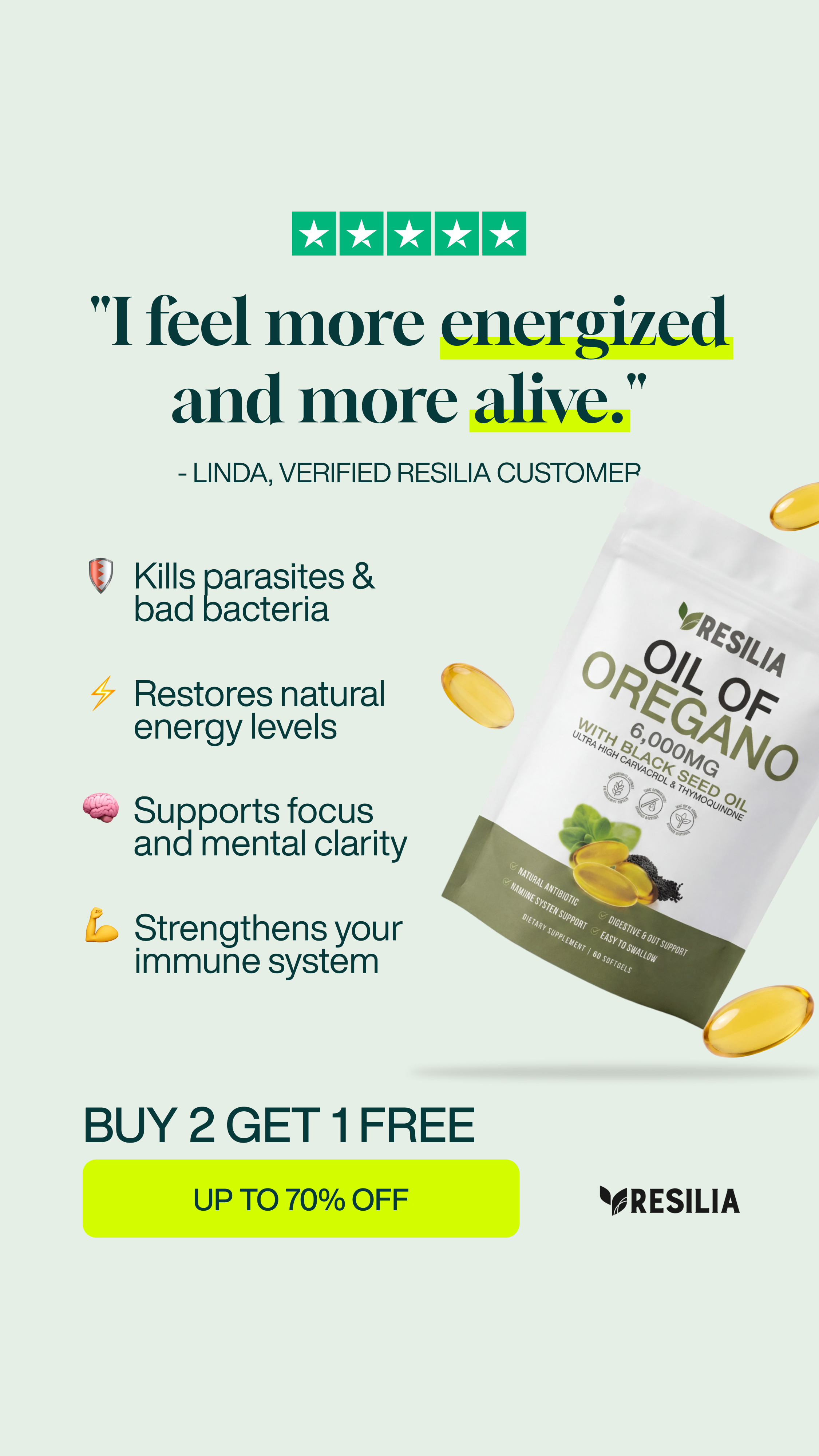 TryResilia Facebook ad
