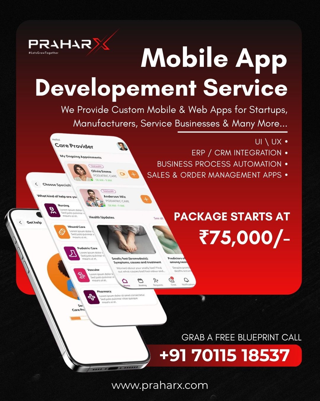 PraharX Technology Facebook ad