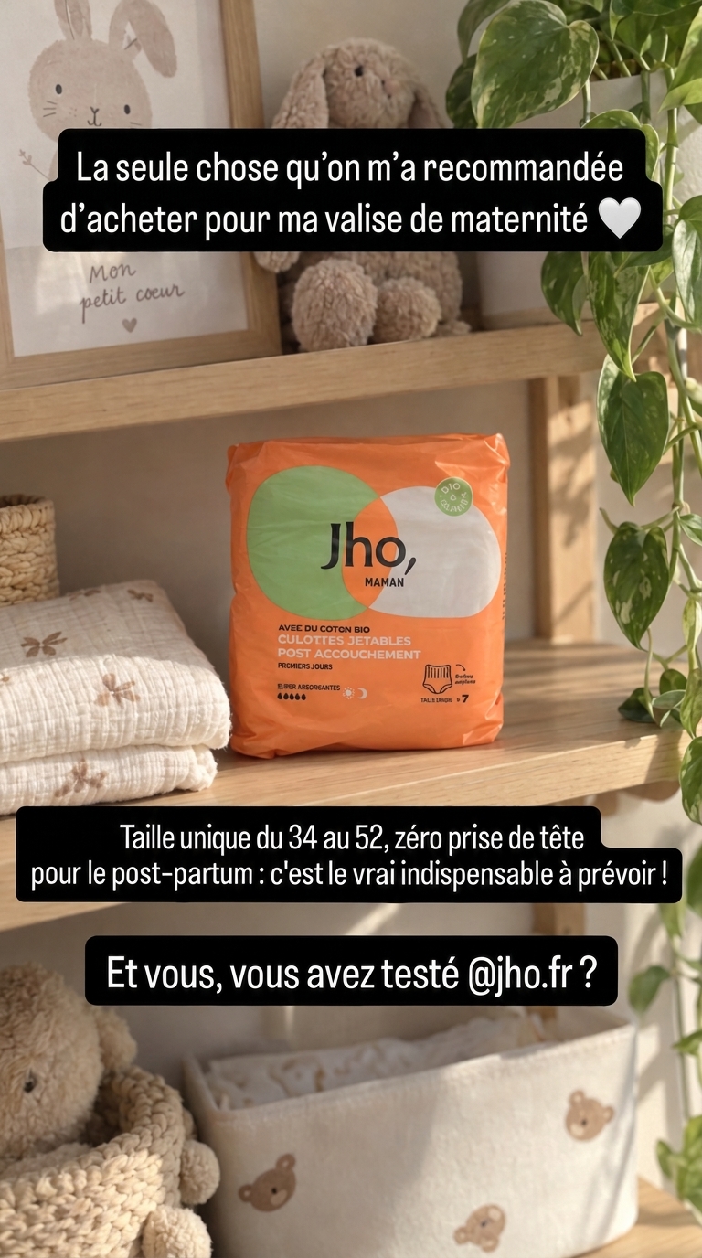 Stéphanie Brevet Facebook ad: Box maternité Jho