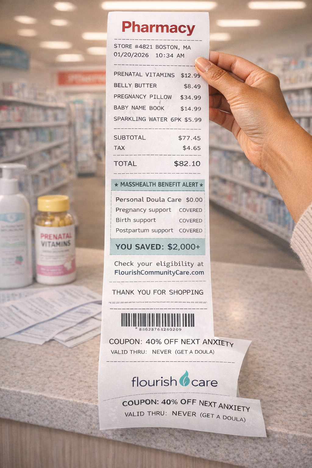 Flourish Care Facebook ad