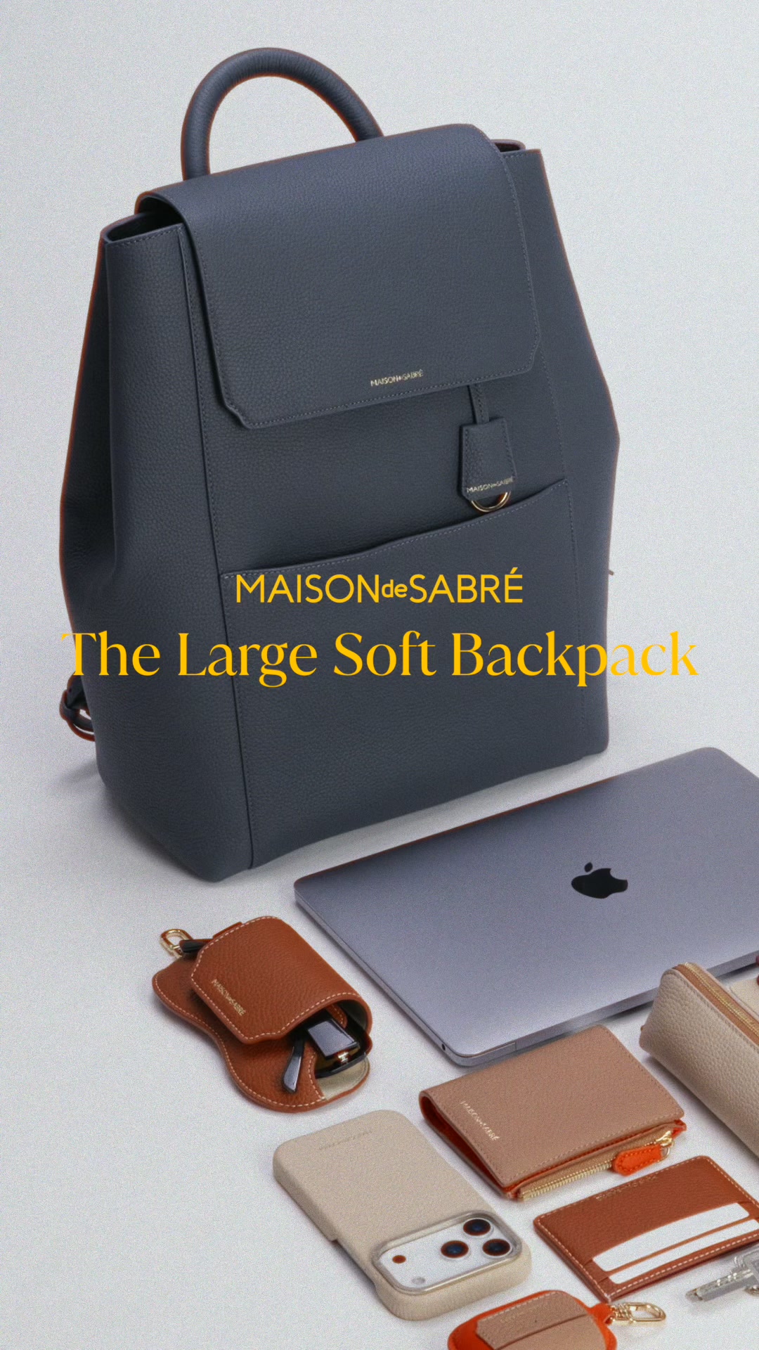 MAISON de SABRÉ Facebook ad: The Large Soft Backpack | Worldwide Bestseller