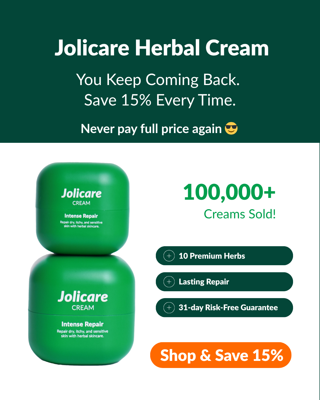 Jolicare Facebook ad