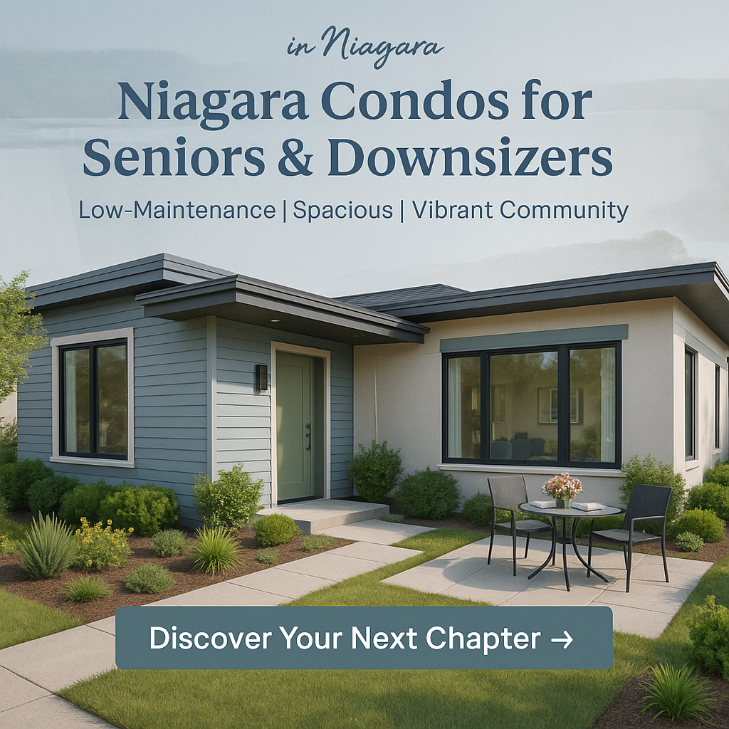 Southern Ontario Living With Candice Brennan Facebook ad: Niagara Condos for Seniors & Downsizers