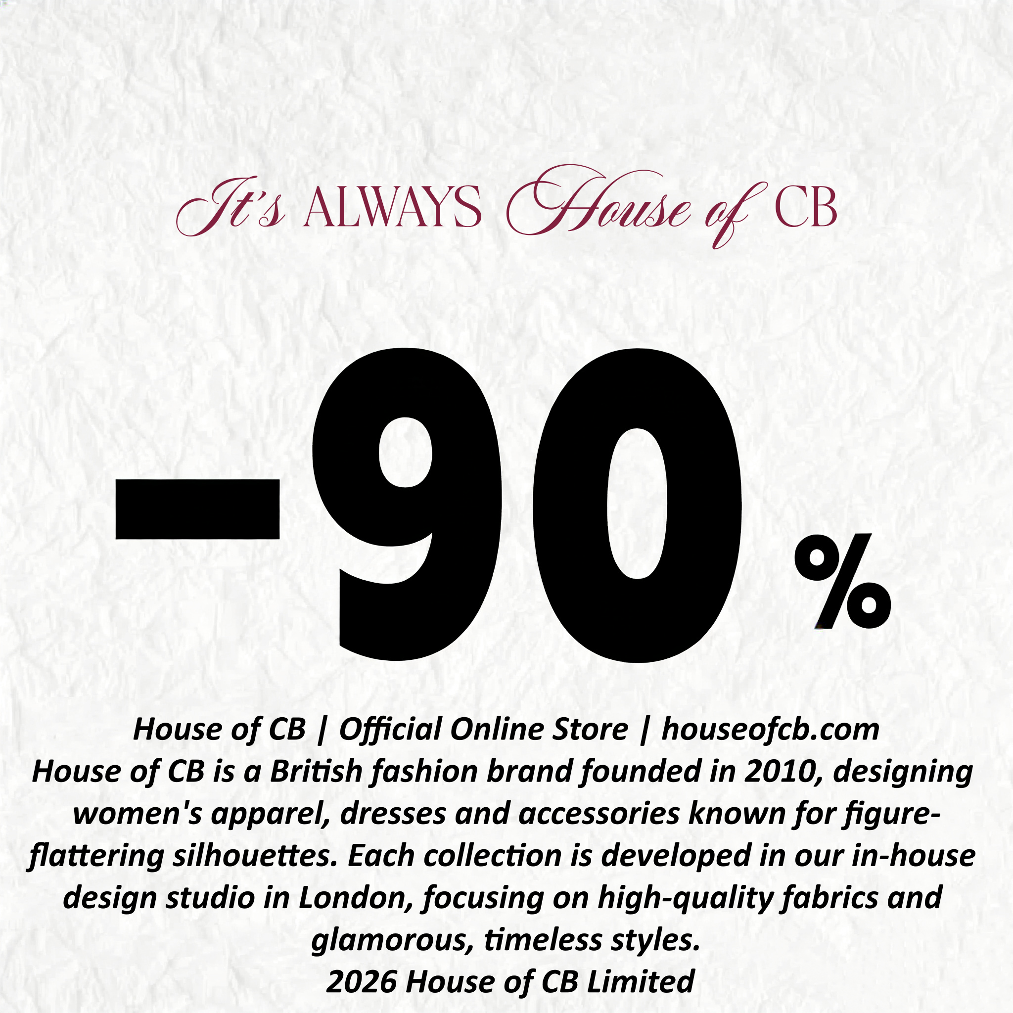 Houseofcb  shop Facebook ad