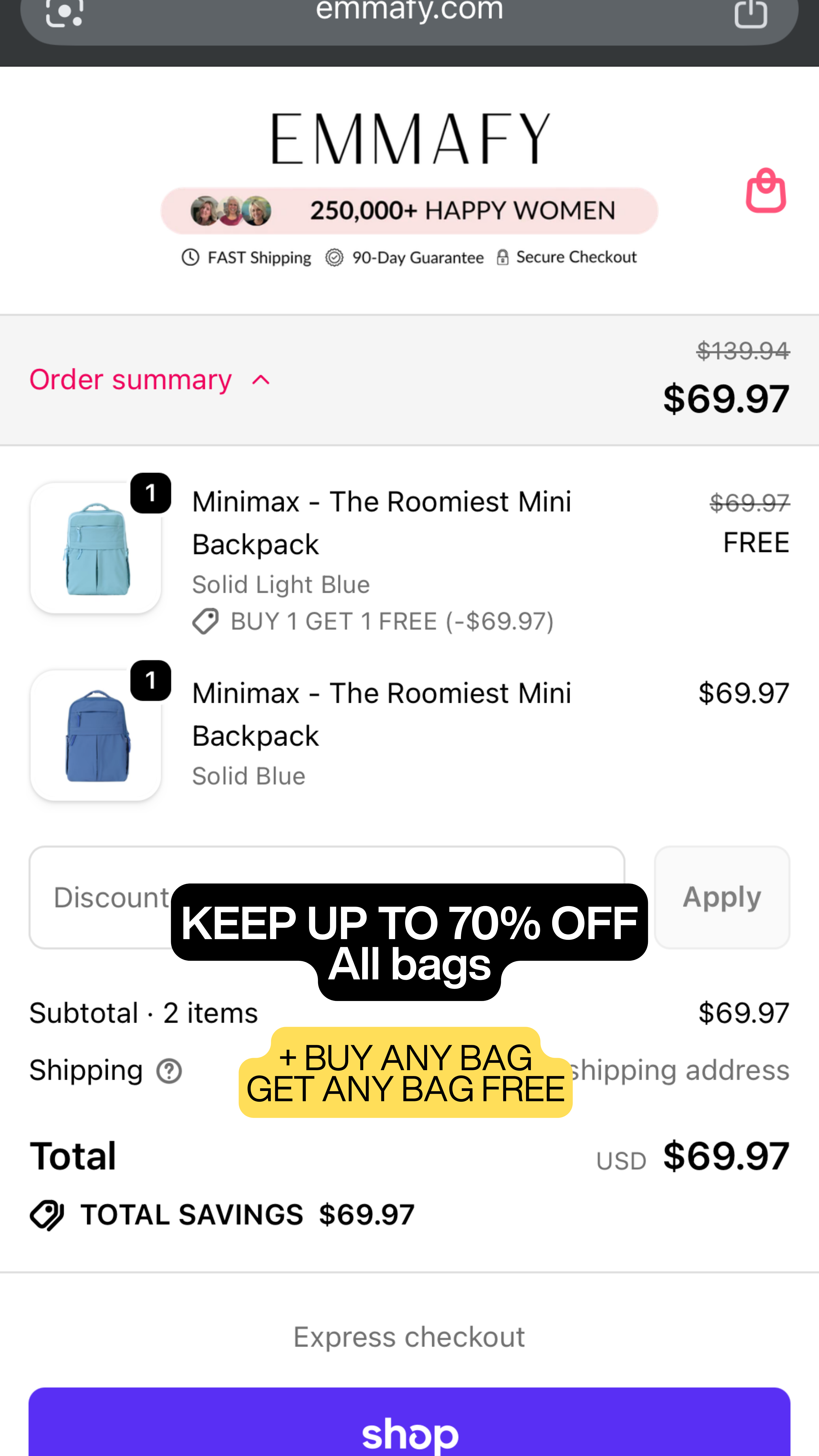 Emmafy Facebook ad