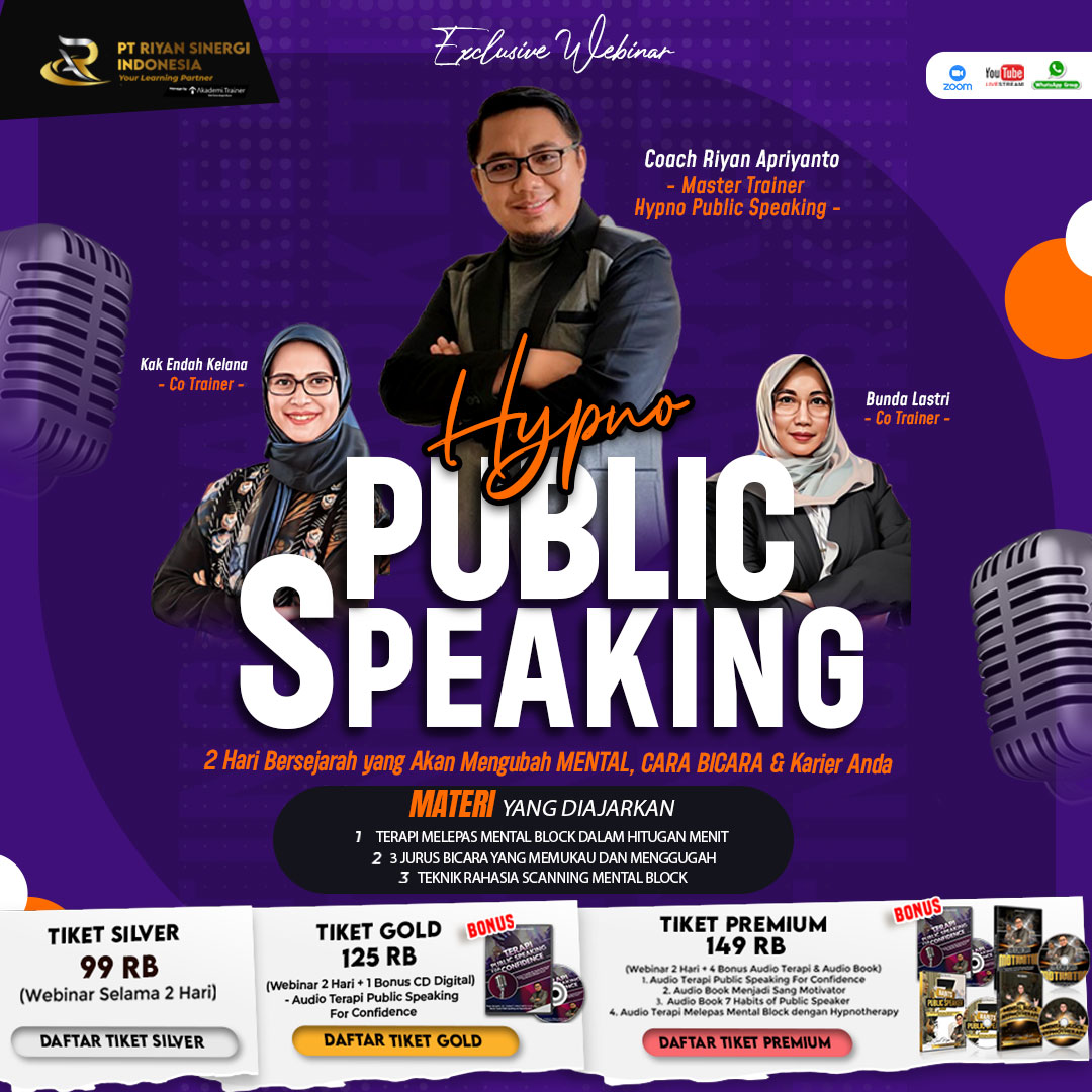 Riyan Apriyanto Pelatih Public Speaking Facebook ad