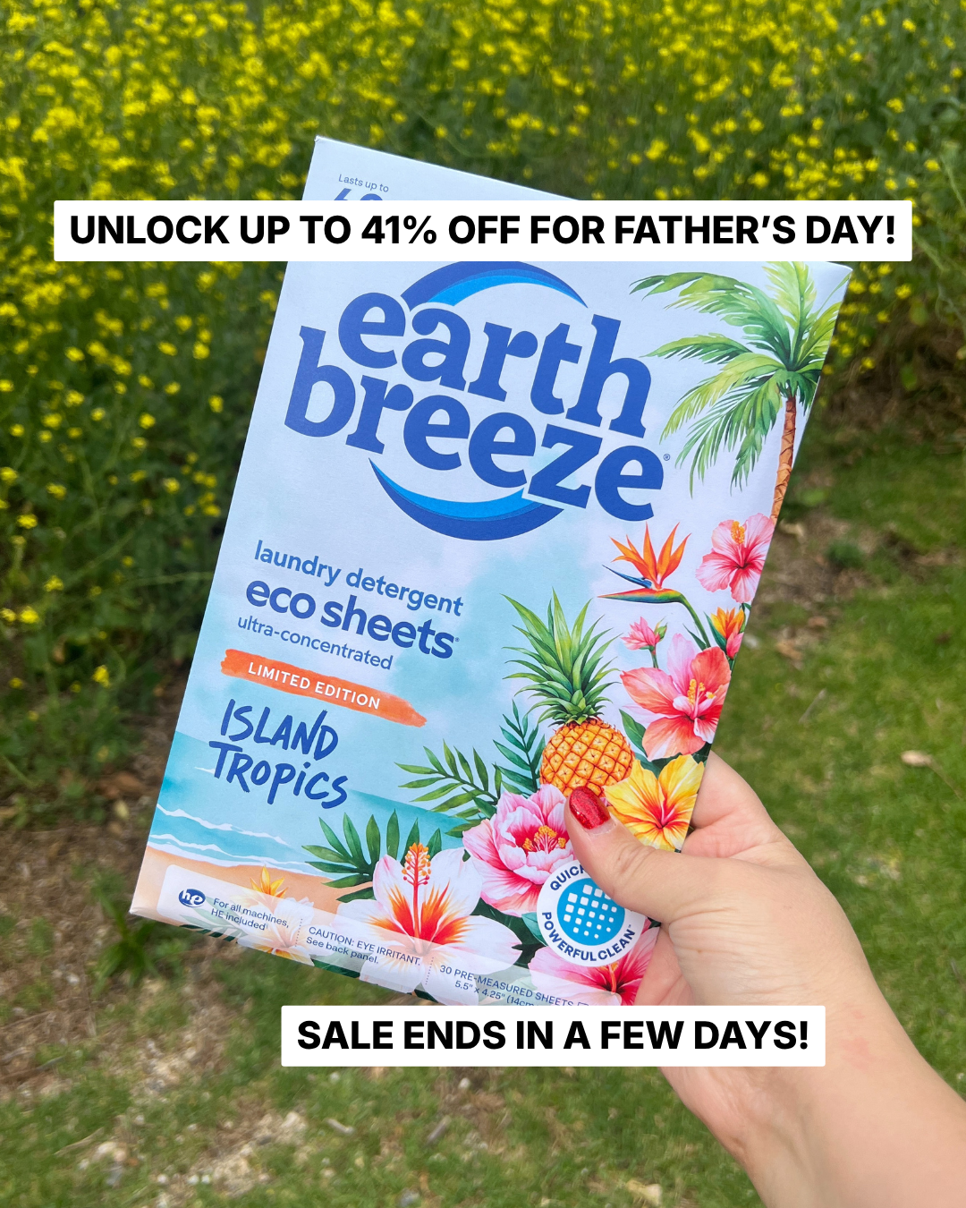 Earth Breeze Facebook ad
