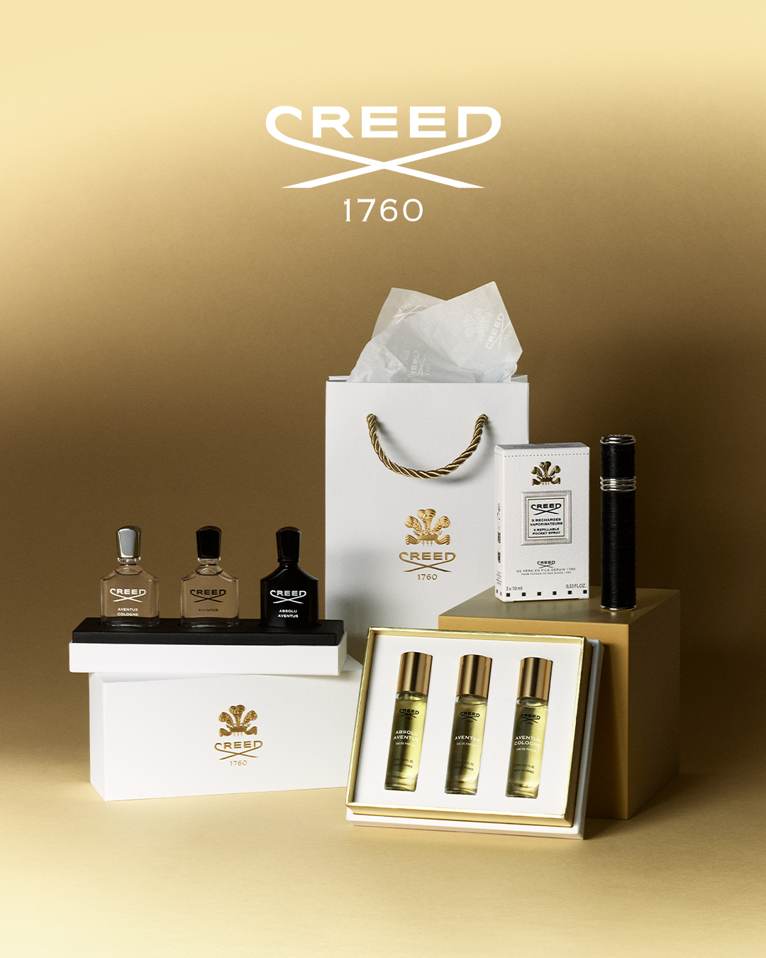 Creed Fragrance Facebook ad