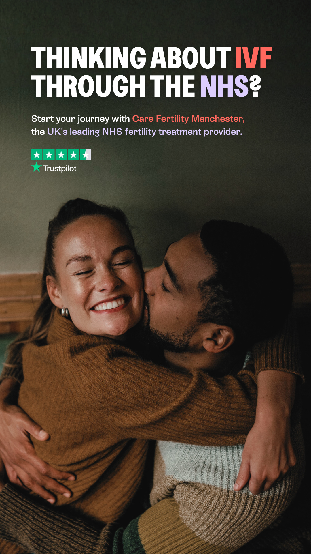 Care Fertility Facebook ad