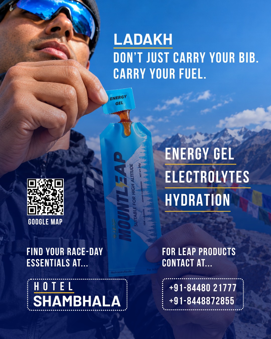LEAP Nutrition Facebook ad: Energy Gel & Whey Protein | Best in India for Health &…