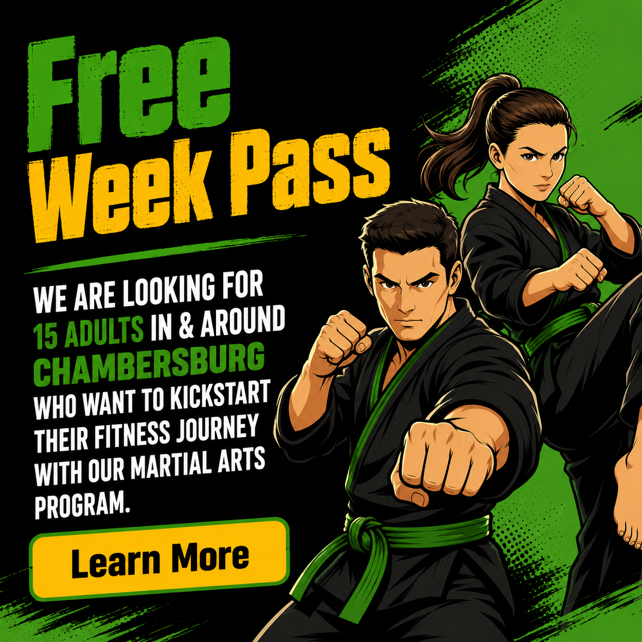 Premier Martial Arts Chambersburg Facebook ad