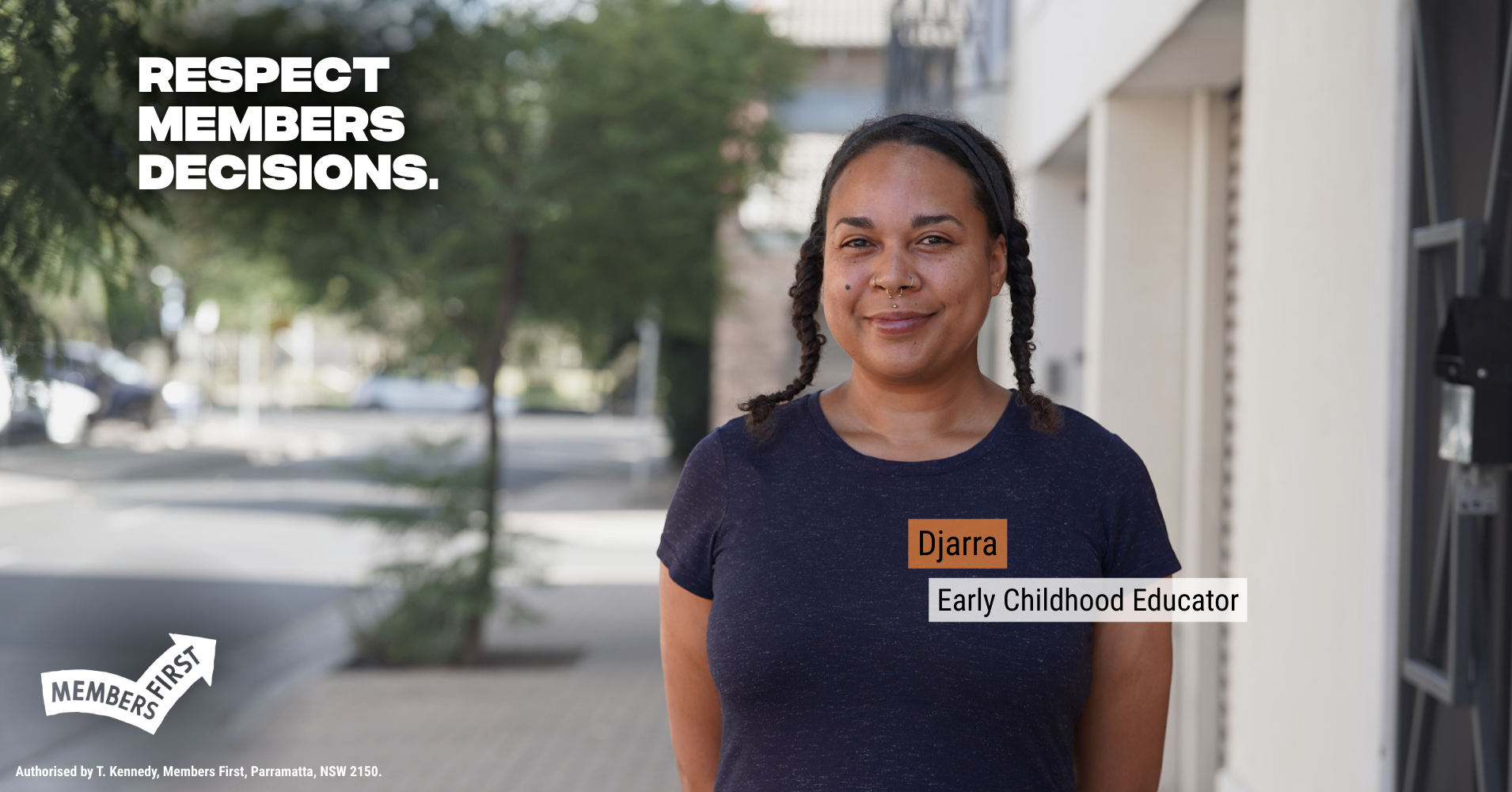 Members First for the United Workers Union Election 2026 Facebook ad