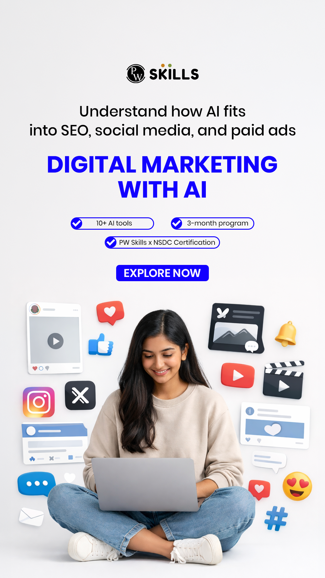 PW Skills Facebook ad
