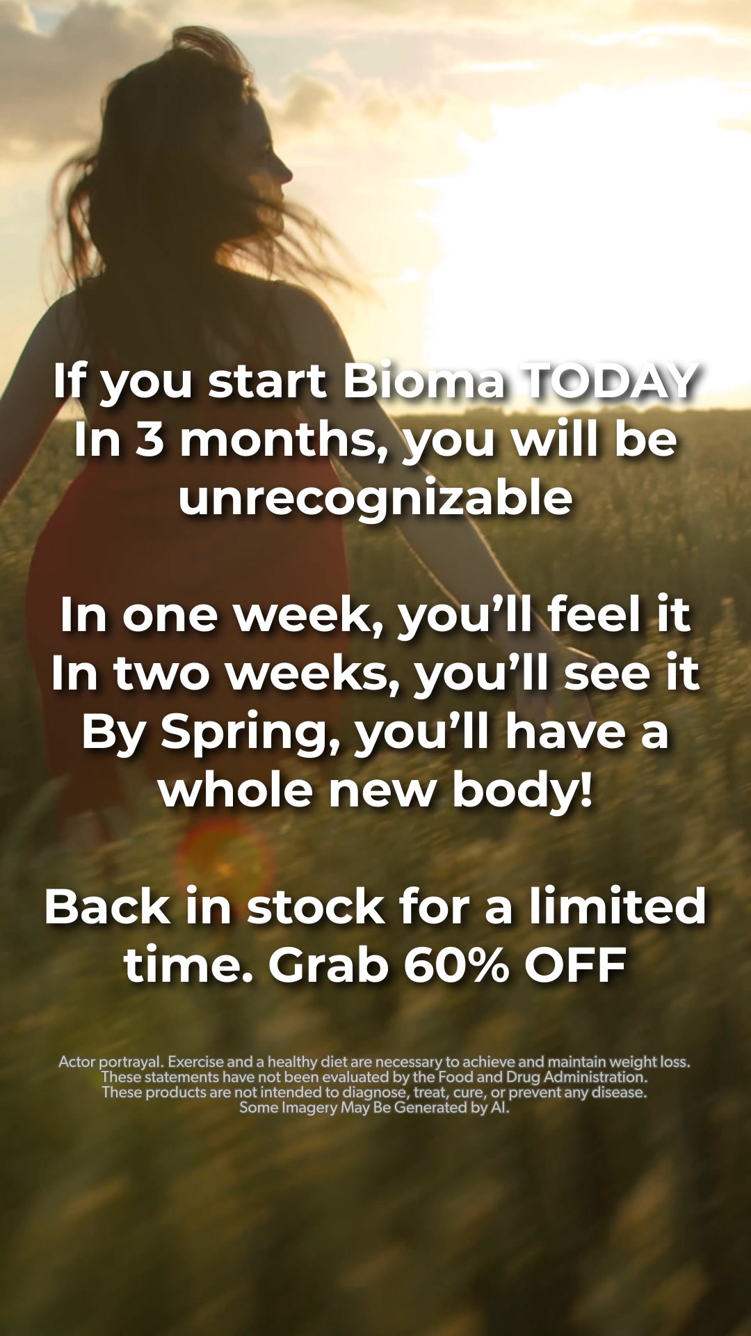 Biomabiotics Facebook ad: FINAL HOURS Get 60% OFF + FREE Shipping