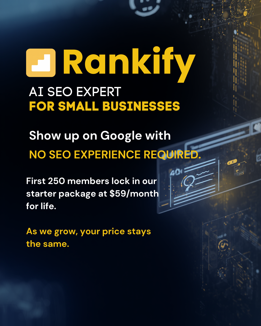 Rankify Facebook ad
