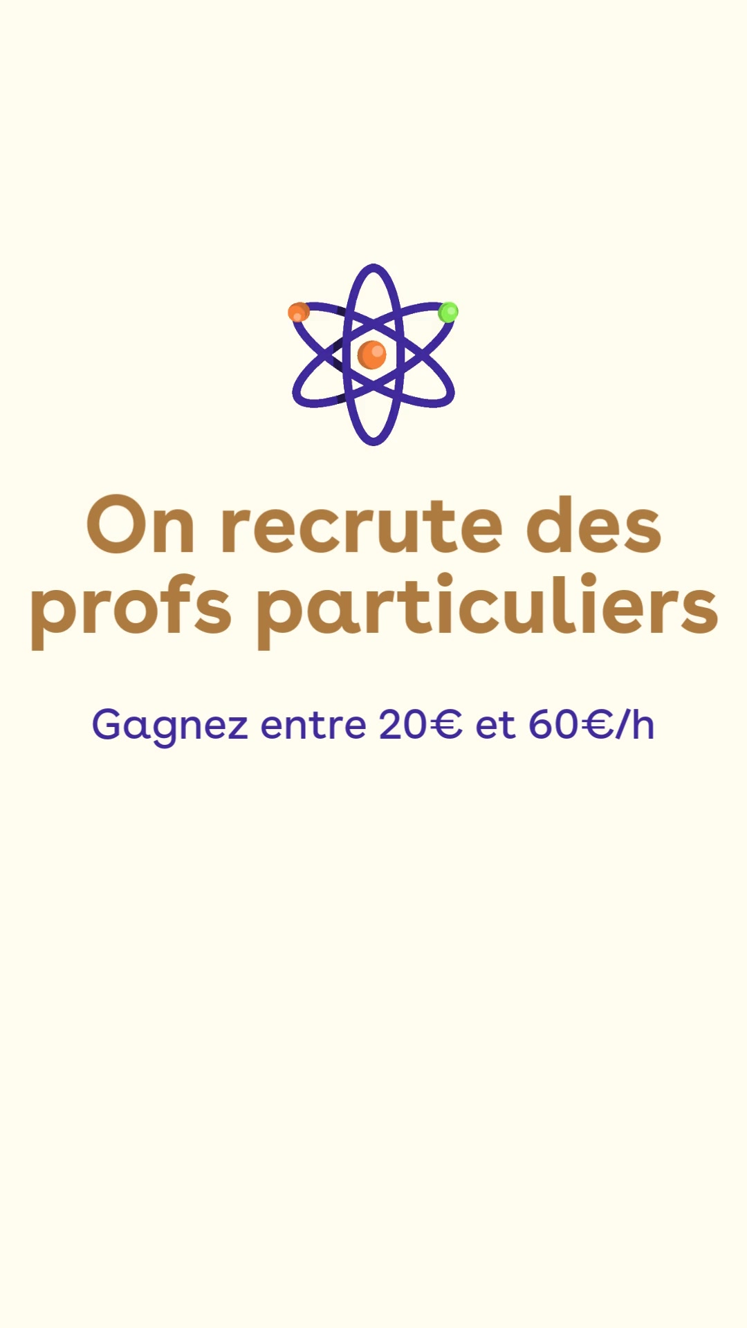 Sophie Superprof - FR Facebook ad: Profitez de votre temps libre & gagnez plus d'argent!