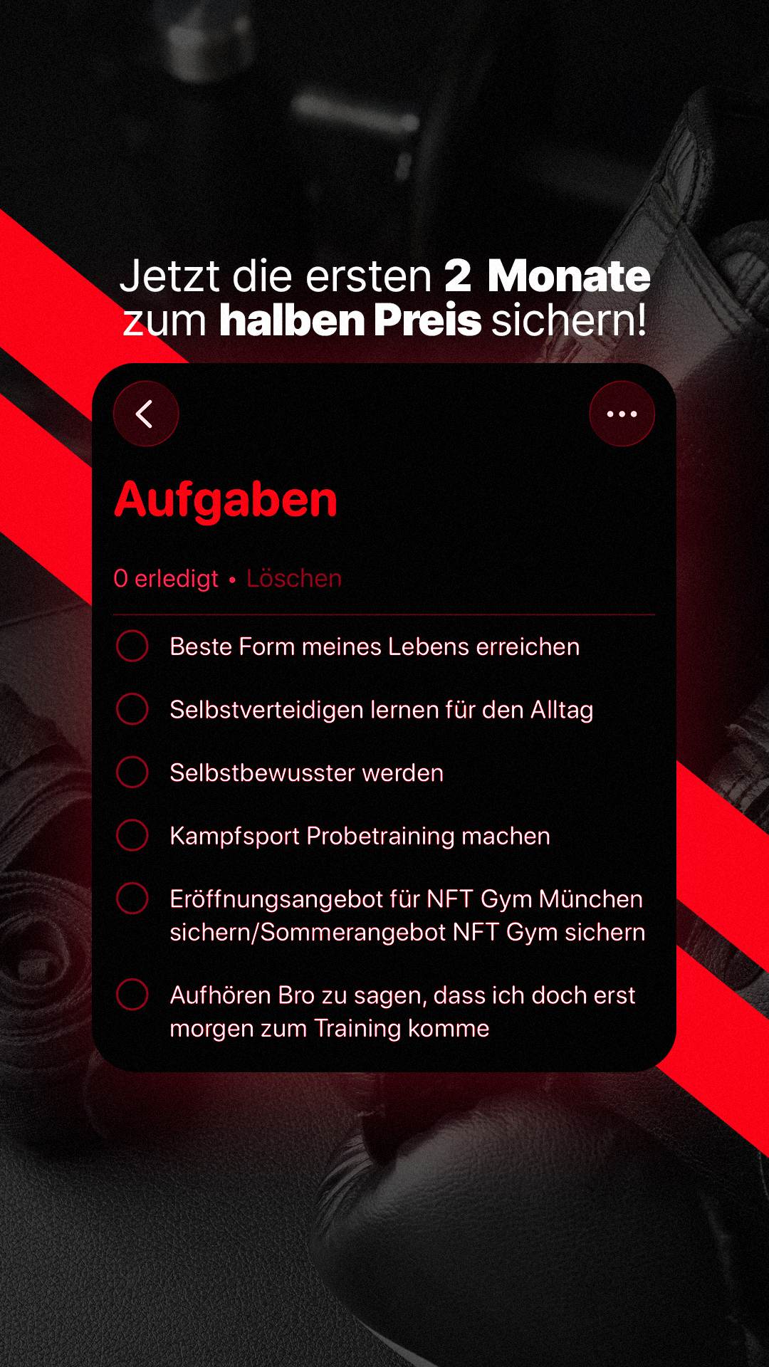NFT Gym Facebook ad