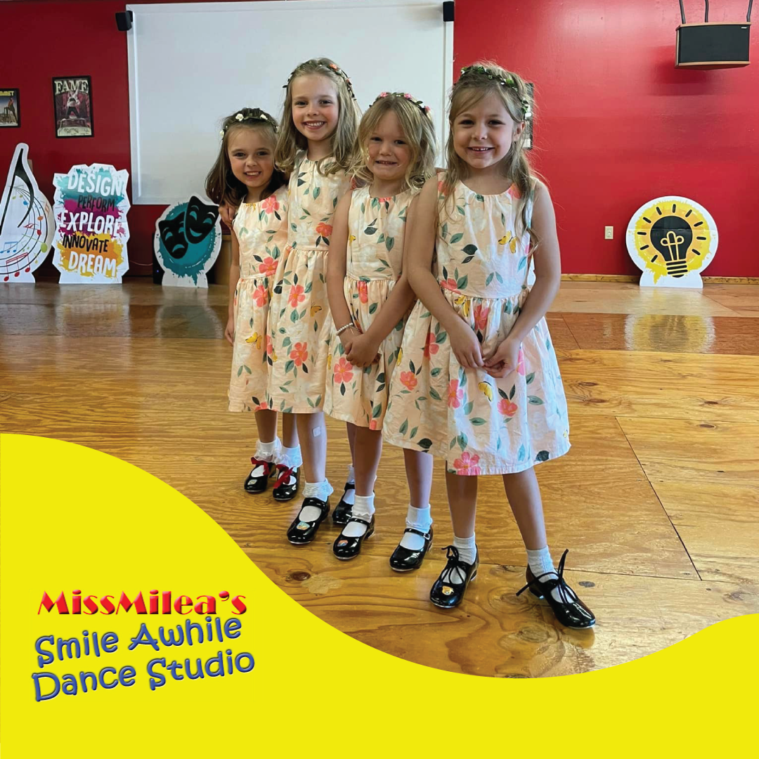Miss Milea's Smile Awhile Dance Studio Facebook ad: Smile Awhile Dance Studio | Centerville & Morrow Ohio |…