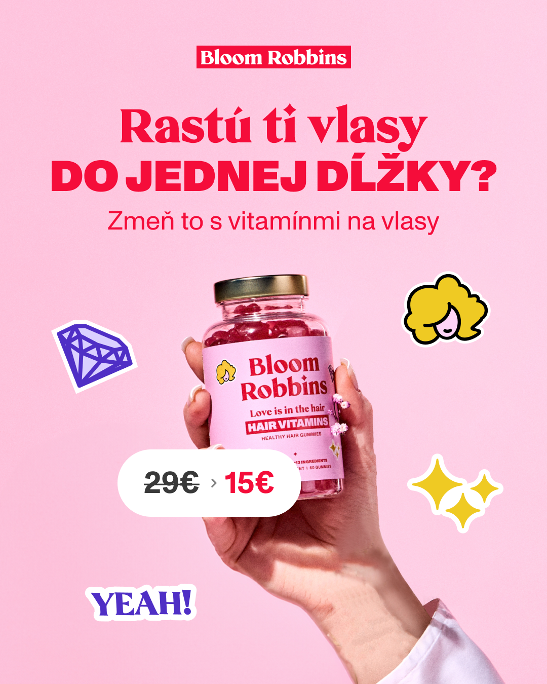 Bloom Robbins SK/CZ Facebook ad