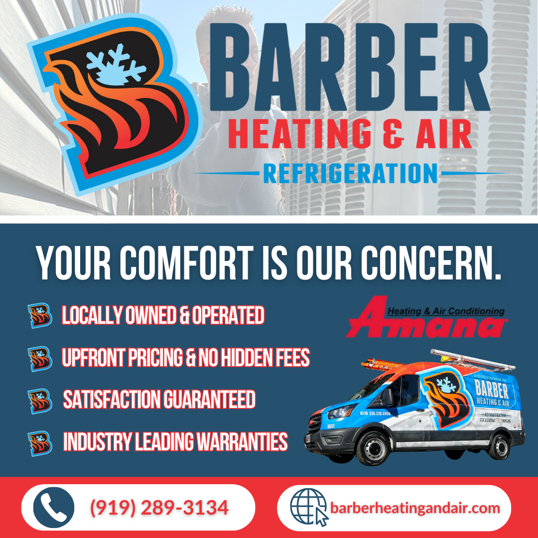Barber Heating & Air Refrigeration Facebook ad: Your Comfort Is Our Concern