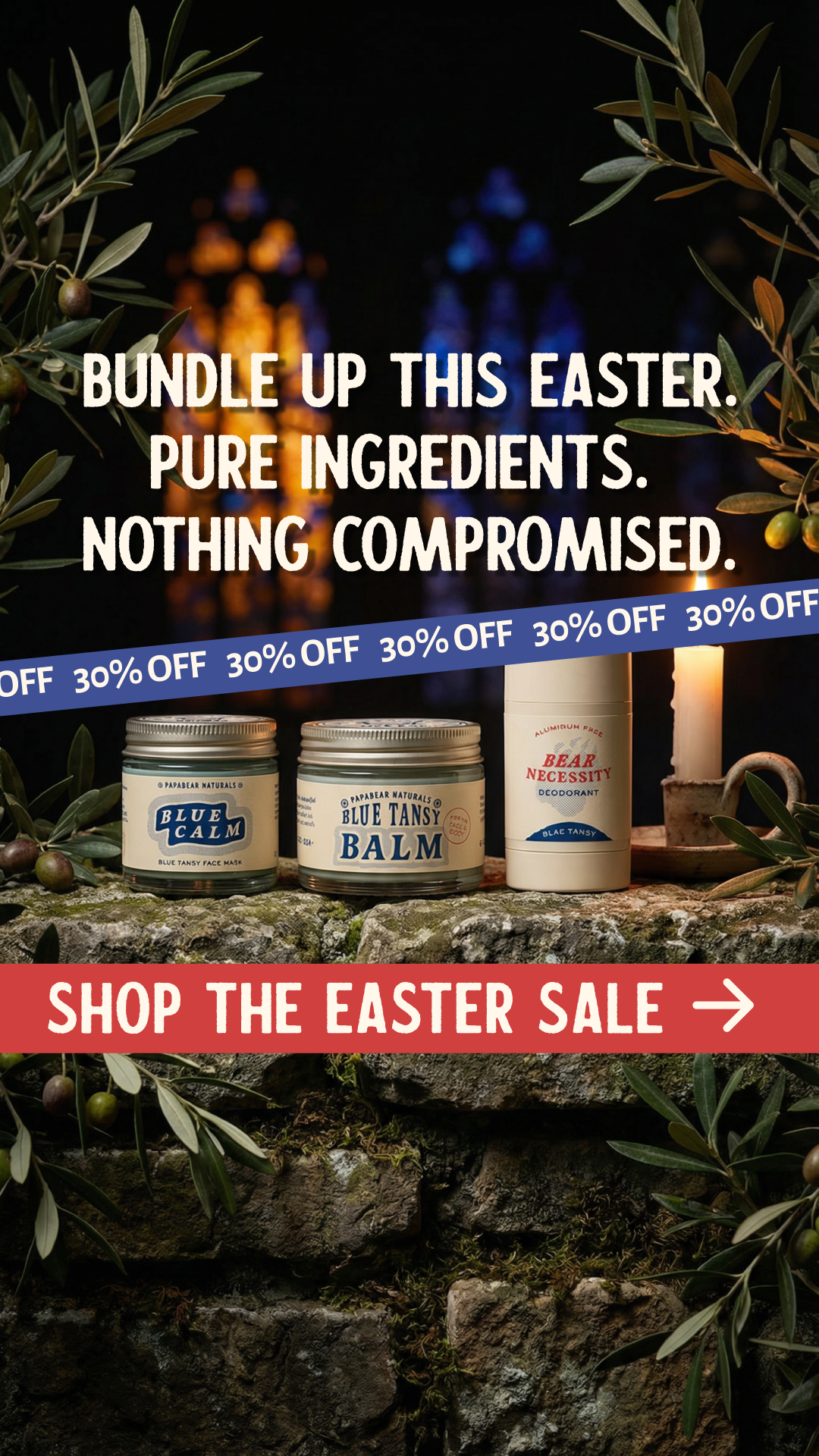 Papabear Naturals Facebook ad
