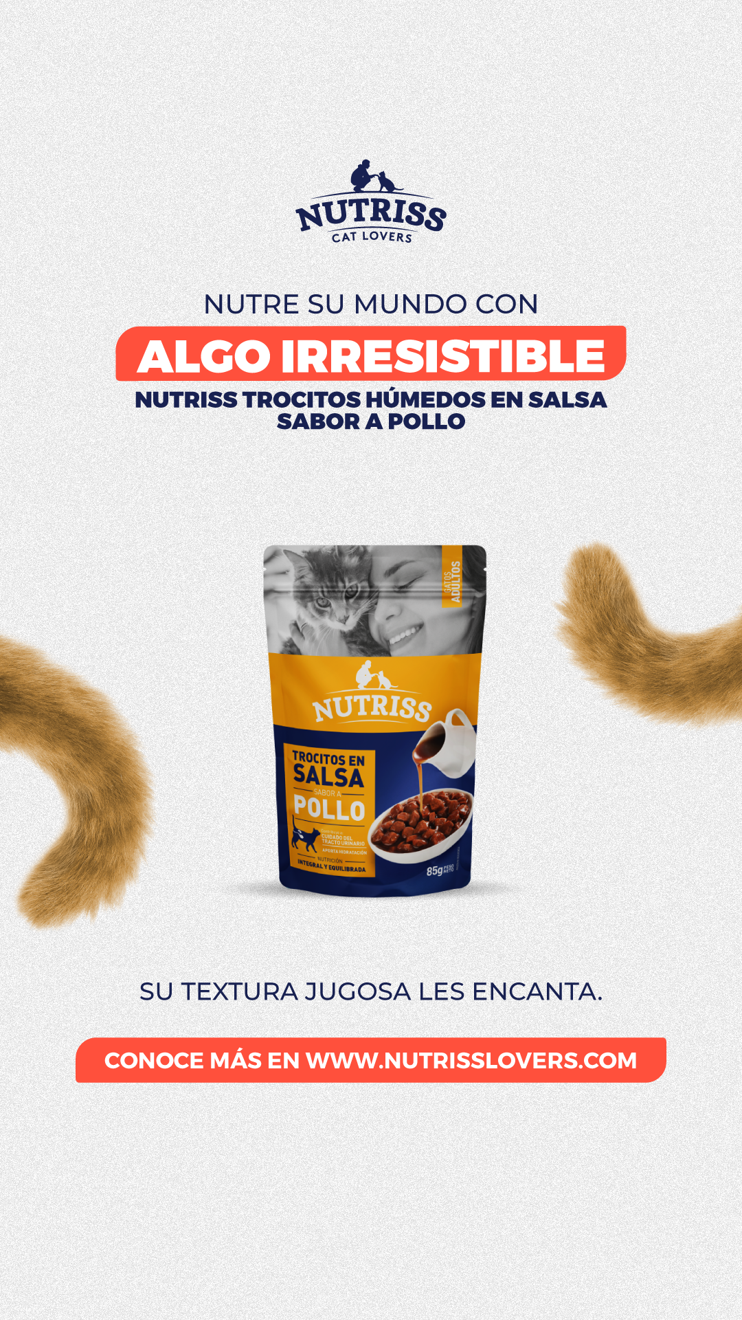 Nutriss Cat Lovers Facebook ad