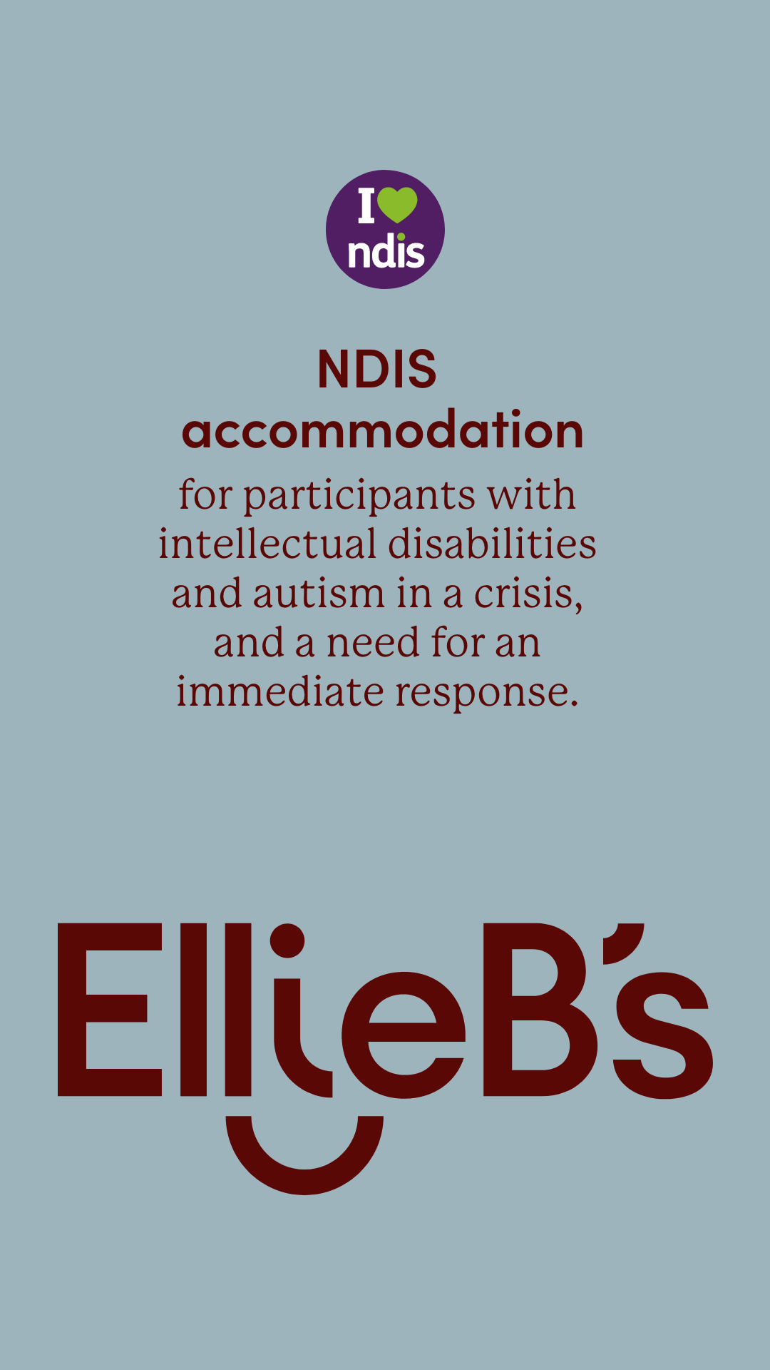 EllieB's Disability Services Facebook ad