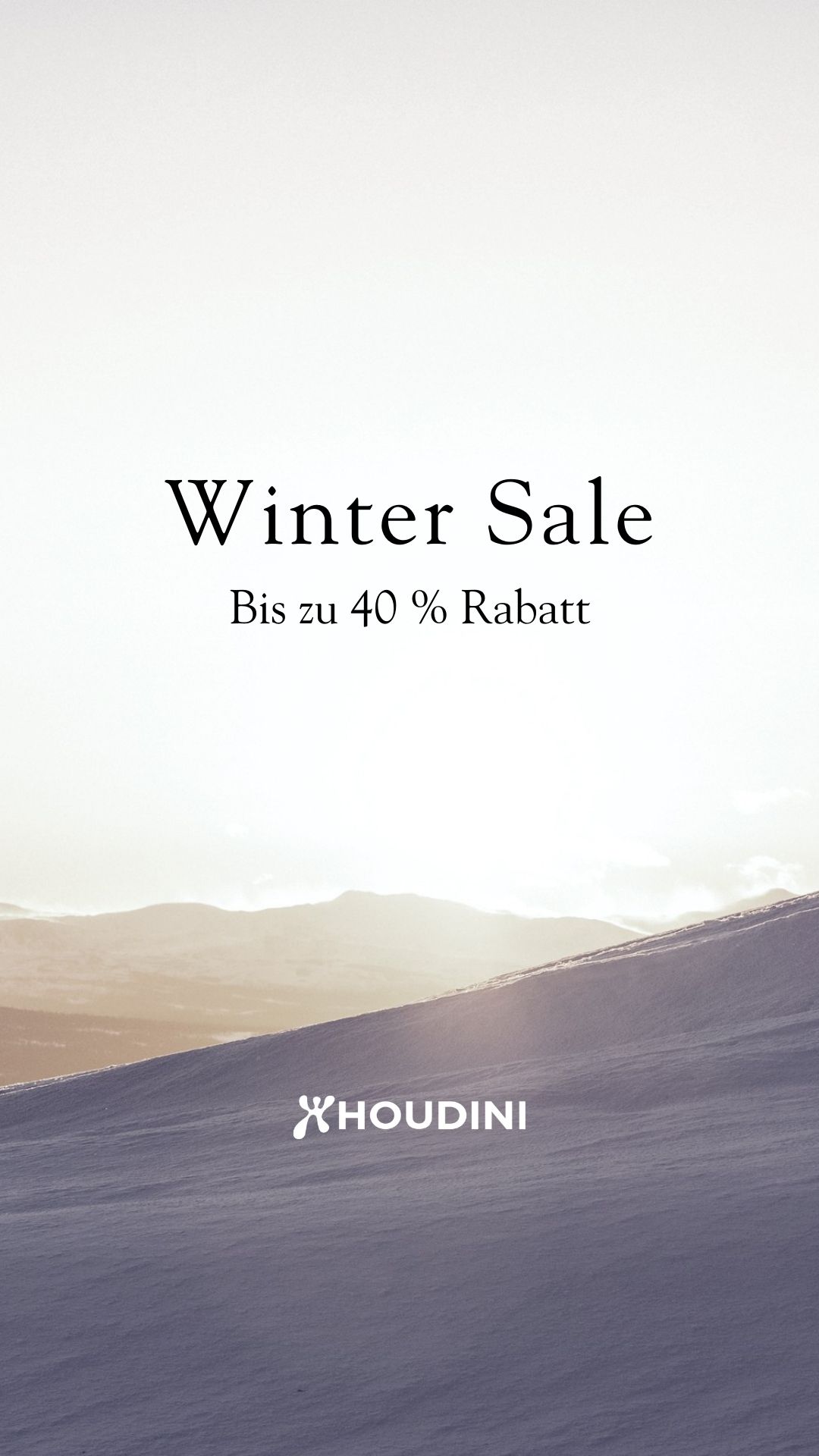 Houdini Sportswear Facebook ad