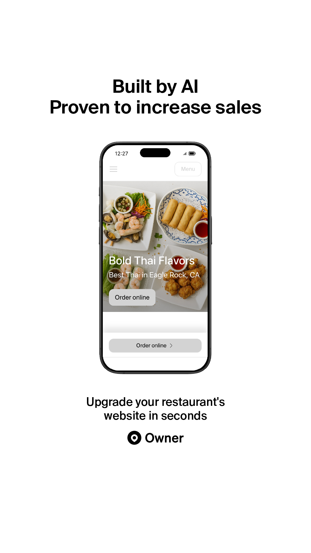 Restaurant Website Improver Facebook ad