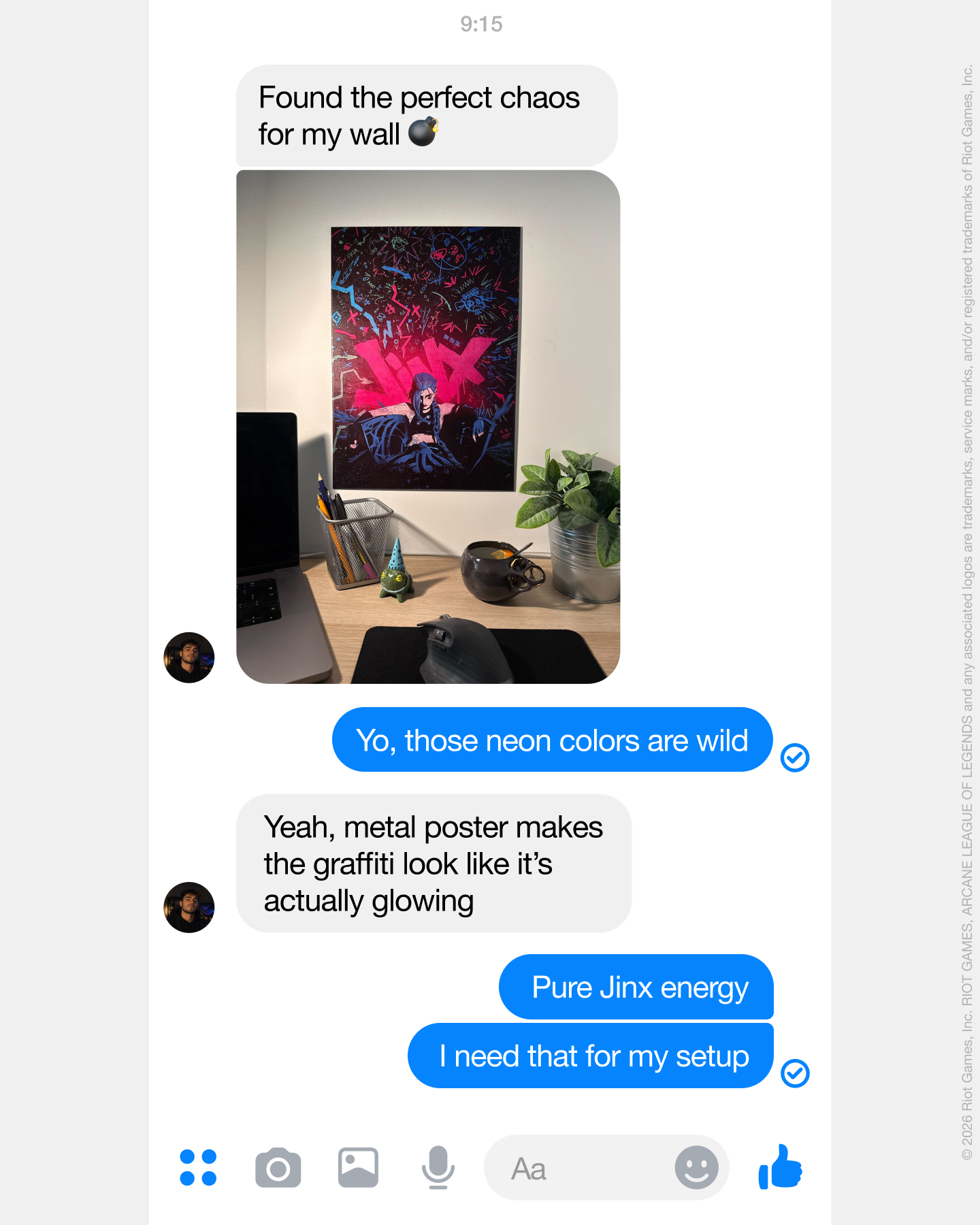 Displate Facebook ad