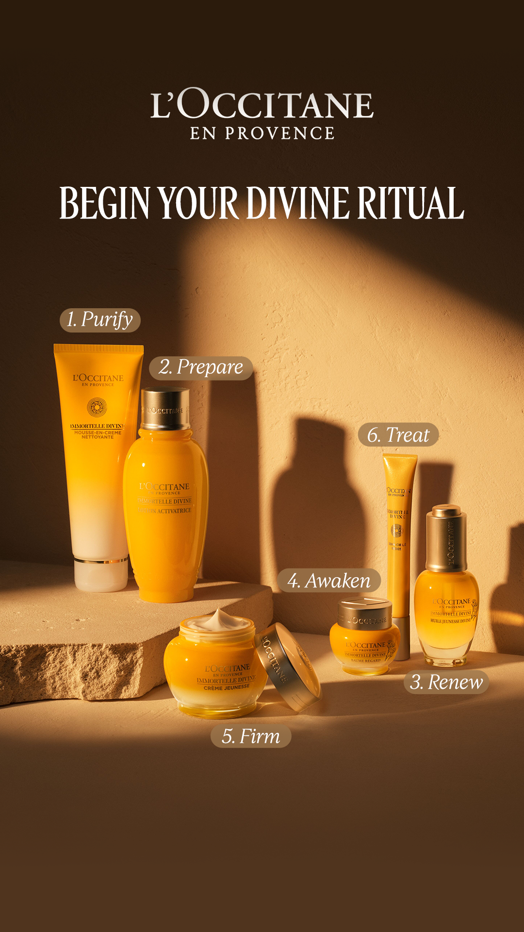 L'OCCITANE en Provence Facebook ad: Immortelle Divine Anti-Aging Skincare | L'Occitane Indonesia