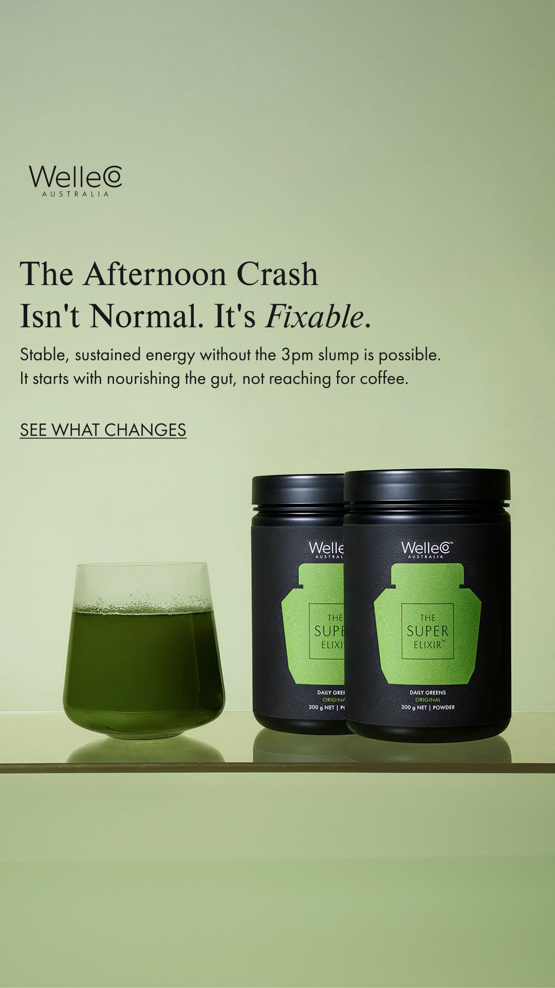 WelleCo Facebook ad