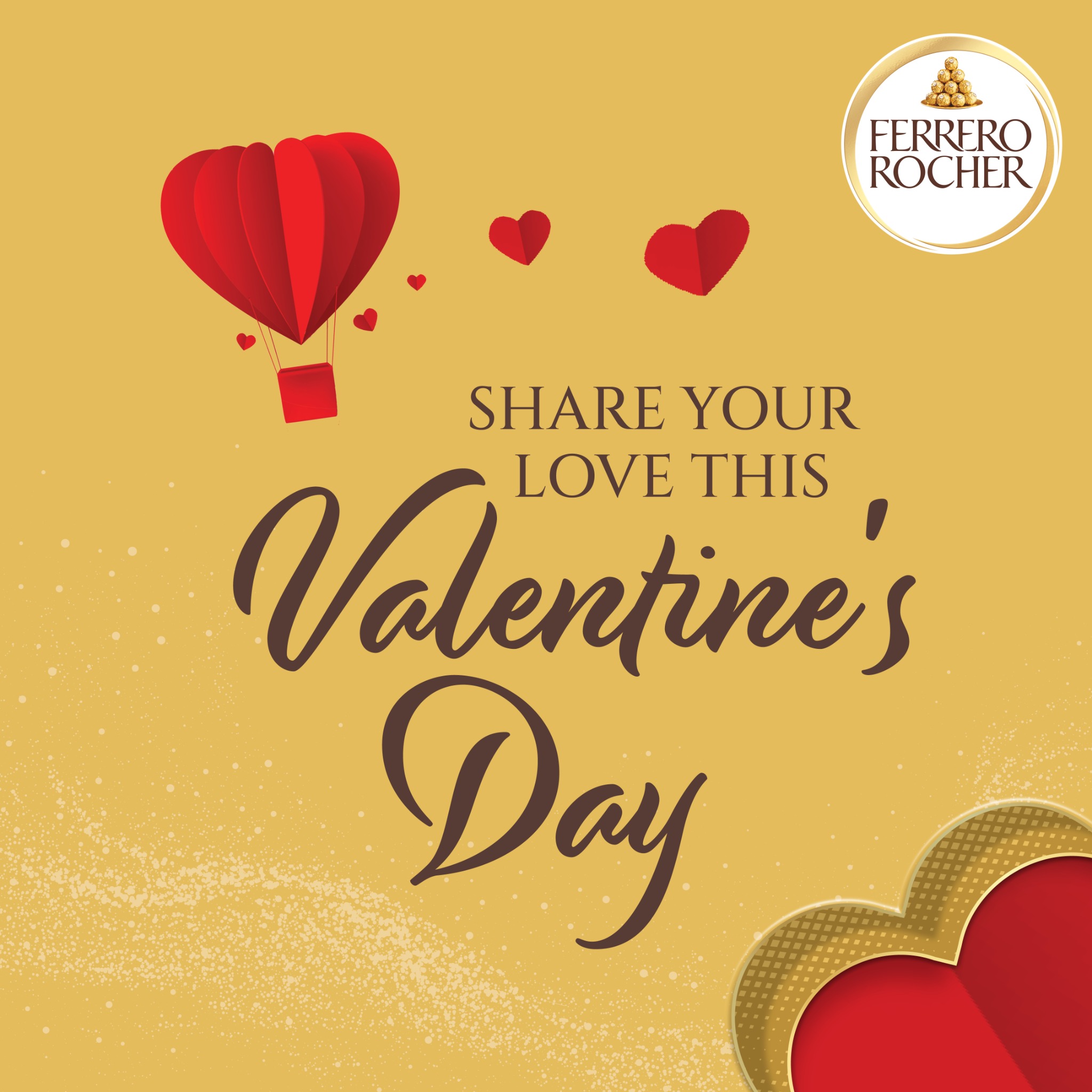 Ferrero Rocher Facebook ad: Share your love with Ferrero Rocher