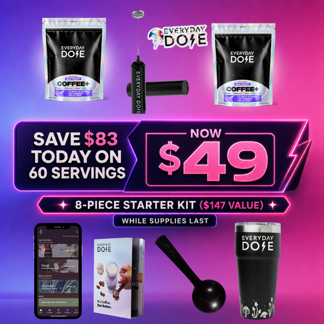 Everyday Dose Facebook ad: Pour Yourself Coffee That Does More