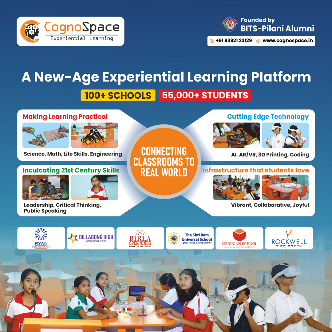 CognoSpace Facebook ad: Everything schools need, in one solution.